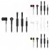 Celebrat D2 Wired Earbuds In Ear Headphones Heavy Bass Earphones Noise Isolating Wired Earbuds For All 3 5mm Jack Device black