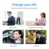 Cell Phone 0 66 Inch Earphone Dialer with Ear Hook Phone Dual Card Dual Standby Mini Mobile Phone Dialer Blue