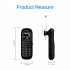 Cell Phone 0 66 Inch Earphone Dialer with Ear Hook Phone Dual Card Dual Standby Mini Mobile Phone Dialer Blue