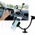 Cell Phone Holder Dashboard Windshield Long Arm Car Mount Sucker for Phones GPS black