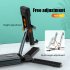 Cell Phone Stand Angle Height Adjustable Mobile Phone Stand for Desk Fully Foldable Cell Phone Holder Tablet Stand white