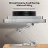 Cell Phone Stand Fully Adjustable Foldable Desktop Phone Holder Cradle Dock For Desk Bed Kitchen Home Office grey