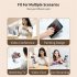 Cell Phone Stand Fully Adjustable Foldable Desktop Phone Holder Cradle Dock For Desk Bed Kitchen Home Office grey