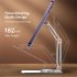 Cell Phone Stand Fully Adjustable Foldable Desktop Phone Holder Cradle Dock For Desk Bed Kitchen Home Office grey