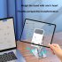 Cell Phone Stand Fully Adjustable Foldable Desktop Phone Holder Cradle Dock For Desk Bed Kitchen Home Office grey