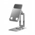 Cell Phone Stand Fully Adjustable Foldable Desktop Phone Holder Cradle Dock For Desk Bed Kitchen Home Office grey