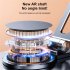 Cell Phone Stand Universal Cell Phone Holder Adjustable Foldable Desktop Aluminium Alloy Holder 360  Rotation Dock Stand Phone Holder For E Reader Monitor Mobile
