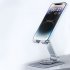 Cell Phone Stand Universal Cell Phone Holder Adjustable Foldable Desktop Aluminium Alloy Holder 360  Rotation Dock Stand Phone Holder For E Reader Monitor Mobile
