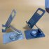 Cell Phone Stand Universal Cell Phone Holder Adjustable Foldable Desktop Aluminium Alloy Holder 360  Rotation Dock Stand Phone Holder For E Reader Monitor Mobile