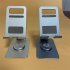 Cell Phone Stand Universal Cell Phone Holder Adjustable Foldable Desktop Aluminium Alloy Holder 360  Rotation Dock Stand Phone Holder For E Reader Monitor Mobile