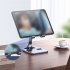 Cell Phone Stand Upgraded Aluminum Adjustable Phone Cradle Dock Holder Anti Slip For All Mobile Devices Up To 12 9 Inches silver