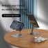 Cell Phone Stand Upgraded Aluminum Adjustable Phone Cradle Dock Holder Anti Slip For All Mobile Devices Up To 12 9 Inches silver
