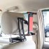 Cellphone Stand Tablet Holder for Car Backseat 360 Degree Rotation Mount Rear Seat Flexible Bracket  black with large chuck