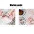 Ceramic Coaster Luxury Marble Pattern Electroplate Gold Line Porcelain Mats Table Decoration Accessories Kitchen Tool Pink Square with Gold Line