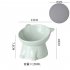 Ceramic Raised Cat Bowls Tilted Elevated Food Water Bowls Anti Vomit Microwave Dishwasher Safe Cat Bowl Pet Supplies white