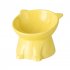 Ceramic Raised Cat Bowls Tilted Elevated Food Water Bowls Anti Vomit Microwave Dishwasher Safe Cat Bowl Pet Supplies white