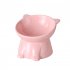 Ceramic Raised Cat Bowls Tilted Elevated Food Water Bowls Anti Vomit Microwave Dishwasher Safe Cat Bowl Pet Supplies white