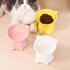 Ceramic Raised Cat Bowls Tilted Elevated Food Water Bowls Anti Vomit Microwave Dishwasher Safe Cat Bowl Pet Supplies white