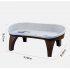 Cervical Spine Protect Pet Dining Table Set for Medium Large Size Pet Dogs Dish rack   stainless steel double bowl   leg