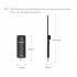 Cf 957ax Wifi6 Wireless Usb Network  Card With Foldable Antenna Usb3 0 Interface 1800mbps High Speed 1800m Receiving Transmitter black