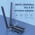 Cf-ax180pro Wifi6 Wireless  Network  Card 1800m Upgrade Bt 5.2 Technology 3000mbps High-speed Bluetooth-compatible Wifi Adapter Black 100 meters