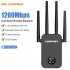 Cf wr761ac Wireless Repeater Wifi  Amplifier 1200mbps Stable Signal 360xc2xb0 Full Coverage Home Long Range Wireless Signal Booster black