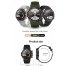 Cf11 Smart Watch for Men 1 39 Inches Full Touch Screen IP67 Waterproof Sport Fitness Watch Green