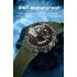 Cf11 Smart Watch for Men 1 39 Inches Full Touch Screen IP67 Waterproof Sport Fitness Watch Green