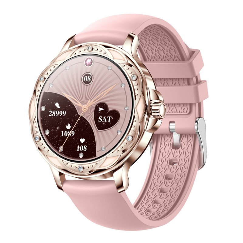 Cf12 Women Smart Watch Bluetooth 5.2 Blood Pressure Monitoring Sports Smartwatch
