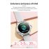 Cf12 Women Smart Watch Bluetooth compatible 5 2 Calling Heart Rate Blood Pressure Monitoring Sports Smartwatch Gold
