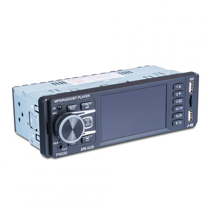 Car Radio 4.1-inch Digital Ips Screen Mp5 Player Aux Usb Card Bluetooth