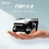 Cfly  Faith2 Foldable 4k  Camera Drone With  3 axis  Gimbal 35min  Flight  Time Blue 2 batteries