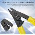 Cfs 3 Fiber Optical Stripper Pliers 3 port Wire Strippers Ftth Optic Fast Stripping Pliers Tool Supplies yellow