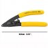 Cfs 3 Fiber Optical Stripper Pliers 3 port Wire Strippers Ftth Optic Fast Stripping Pliers Tool Supplies yellow
