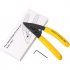 Cfs 3 Fiber Optical Stripper Pliers 3 port Wire Strippers Ftth Optic Fast Stripping Pliers Tool Supplies yellow