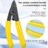 Cfs 3 Fiber Optical Stripper Pliers 3 port Wire Strippers Ftth Optic Fast Stripping Pliers Tool Supplies yellow