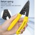Cfs 3 Fiber Optical Stripper Pliers 3 port Wire Strippers Ftth Optic Fast Stripping Pliers Tool Supplies yellow