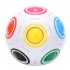 Challenging Puzzle Ball Speed Cube     11 Rainbow Colors to Solve