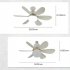 Chandelier Ceiling Fan With Lights Remote Control Memory Function Farmhouse Modern Ceiling Fans 3 Speeds 3 Color Temperatures For E27 Socket Bedroom Living Room