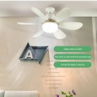 Chandelier Ceiling Fan With Lights Remote Control Memory Function Farmhouse Modern Ceiling Fans 3 Speeds 3 Color Temperatures For E27 Socket Bedroom Living Room 30W with remote control