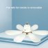Chandelier Ceiling Fan With Lights Remote Control Memory Function Farmhouse Modern Ceiling Fans 3 Speeds 3 Color Temperatures For E27 Socket Bedroom Living Room