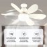 Chandelier Ceiling Fan With Lights Remote Control Memory Function Farmhouse Modern Ceiling Fans 3 Speeds 3 Color Temperatures For E27 Socket Bedroom Living Room