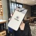 Chanel Icon Phone Case for iPhone6 6S  6 6S PLUS  7 8  7 8plus  X XS  XR  XS MAX Stylish Chic Mirror Full Protection Anti falling white