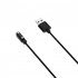 Charger Cradle Power Adapter Fast Charging Cable Compatible For Realme Techlife Watch Dizo Watch2 Oppo black
