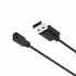 Charger Cradle Power Adapter Fast Charging Cable Compatible For Realme Techlife Watch Dizo Watch2 Oppo black