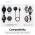 Charger Dock Holder Compatible For Samsung Galaxy Watch5 5pro Silicone Charging Stand Smartwatch Accessories black