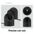 Charger Dock Holder Compatible For Samsung Galaxy Watch5 5pro Silicone Charging Stand Smartwatch Accessories black