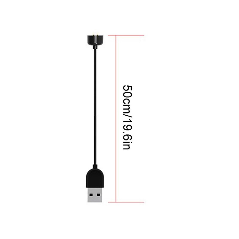 Charging Cable Usb Charger Adapter Wire Compatible For Xiaomi Mi Band 7 Smart Bracelet Charger 50CM
