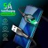Charging Data Cable with Led Light Android 5A Fast Charging Line for Samsung Huawei Xiaomi 3 Meter Type c