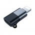Charging Data Synchronization OTG Adapter Wireless Microphone Converter Compatible For Ios Type c silver black